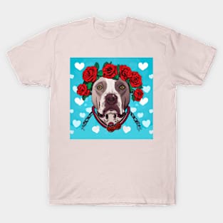 Valentine's pitbull T-Shirt